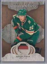 2021-22 Upper Deck Artifacts NHL Remnants Premium Kevin Fiala 07/25 Minnesota