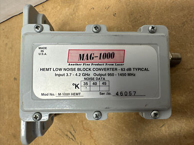 MAG-1000 HEMT Low Noise Block Converter M-1000