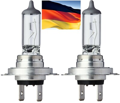 Halogen H7 100W 5000K White Two Bulbs Head Light High Beam Replace High Wattage | UK Halogen H7 100W 5000K White Two Bulbs Head Light High Beam Replace High Wattage | UK