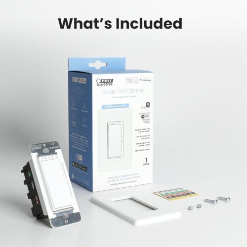 FEIT ELECTRIC DIM/WIFI Wi-Fi Smart Dimmer - White - Picture 7 of 10