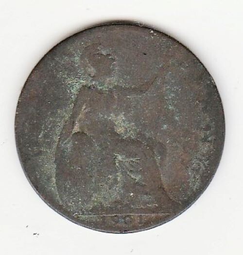1901 | Half Penny | Great Britain | Victoria | KM# 754 | Good | eBay