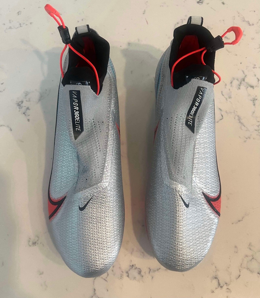 Nike Men’s SZ.11.5 Vapor Edge Elite 360 Premium Metallic Platinum Crimson New Nike Vapor Edge Elite 360 Cleats Men main image 4
