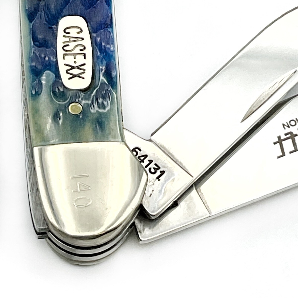 Case XX Canoe Blue Big Chief 4 blades #140 | eBay