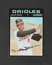 1971 Topps Paul Blair #53 ~~ Baltimore Orioles ~~ Beautiful Card