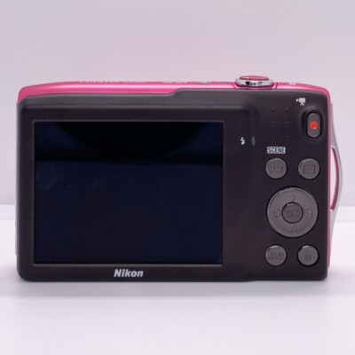 Nikon COOLPIX S3300 6x Zoom 16.0MP Digital Camera Strawberry Pink