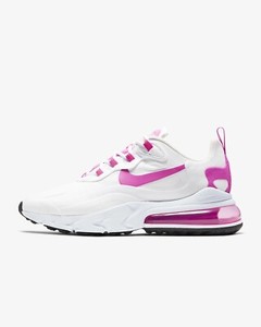 W Nike Air Max 270 React White Pink Cj0619 100 Size 8 New No Box Lid Ebay