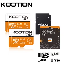 2PCS 64GB Micro SD Card SDXC 4K UHD TF Memory Card Class 10 V30 Memory TF Card