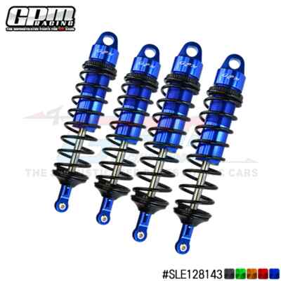 GPM For TRAXXAS 4WD SLEDGE 1:8 Front+Rear Adjustable Spring Dampers