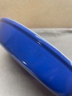 Le Creuset Blue Casserole Stoneware no lid numbered 24 on bottom baking medium — photo 9