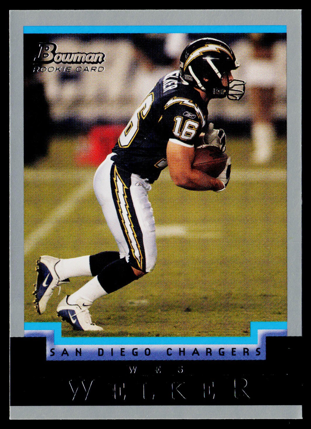 Wes Welker 2004 Bowman #212 San Diego Chargers Rookie