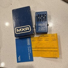 Vintage 1979 MXR Six Band Graphic Equalizer w/ Original Box Manual  Receipt