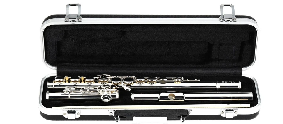 Jupiter JFL700RA Flauto traverso in linea in Do Chiavi aperte + custodia rigida - Immagine 2 di 4