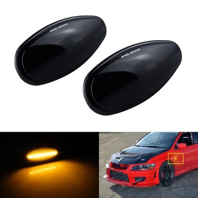 2x LED Seitenblinker Blinker MR522027 Für 1995-1999 Mitsubishi Eclipse II (D3_A)