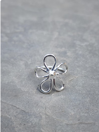 Handcrafted Flower Ring for Women, Statement Ring, Boho Ring,All Size - Picture 8 of 9