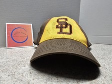 Mark Loretta Sean Burroughs San Diego Padres MLB Autographed SGA Baseball Cap