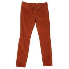 Universal Thread Skinny Corduroy Pants 6/28R Rust Casual Americana Retro
