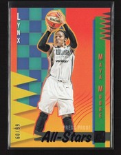 2019-20 Donruss WNBA All-Stars Press Proof Purple 60/99 Maya Moore #22 Dallas