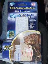 NEW SEALED Bark Off Stops Barking Works Up To 20' Safe & Humane Sonic Trainer