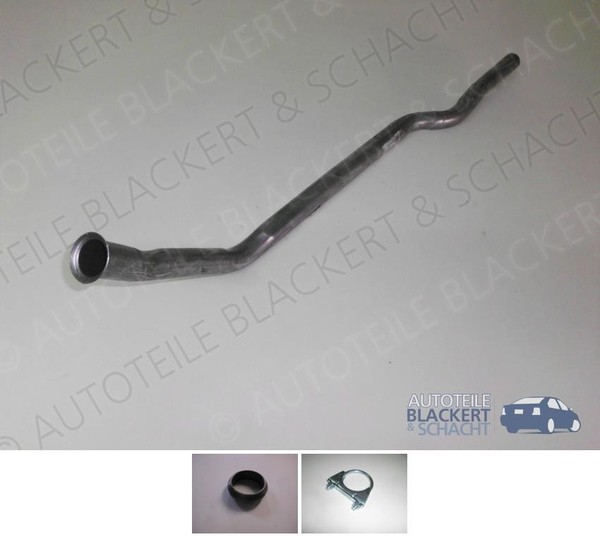 Auspuff Hosenrohr + Anbauteile Rechts für Ford Granada + Kombi 1981-1985-image