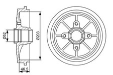 Tambour de frein Citroen XSARA