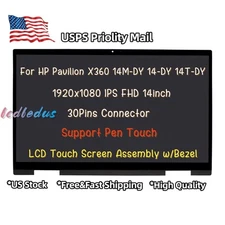 M45012-001 For HP Pavilion X360 14M-DY 14-DY 14T-DY FHD LCD Touch Display Screen