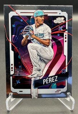 2024 Topps Cosmic Chrome - Eury Perez #149 - Miami Marlins