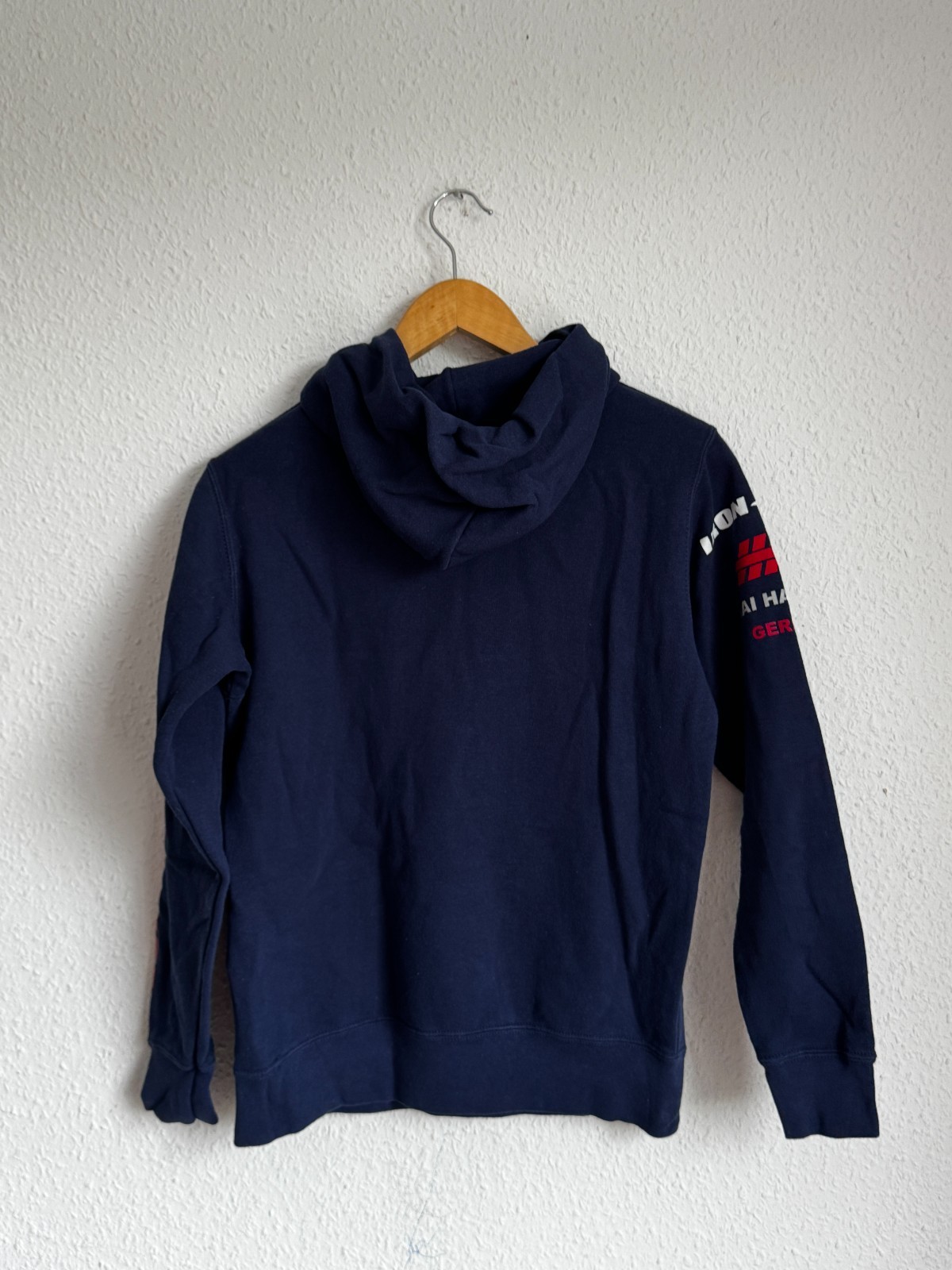 Iron Shark Shark Logo Navy Blue Pullover Hoodie - Men's Small image 2