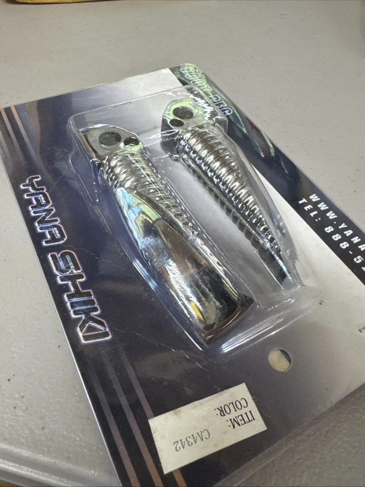 Nuevas estriberas Yana Shiki aluminio cromado Yamaha YZF R1 99-2016 #CA4342 Foto 3 de 4