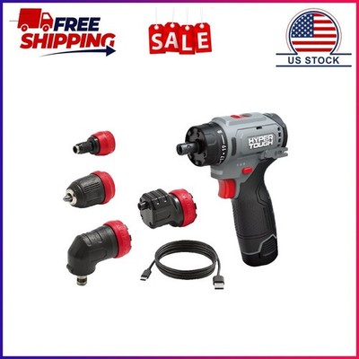 Hyper Tough 12V Max Lithium-Ion Cordless Drill Set with 2.0 Ah Battery