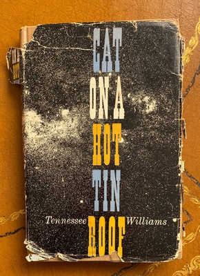 #ad Cat on a Hot Tin Roof 1st ed. 1955Tennessee Williams hardcover Rare Collectible $450.00