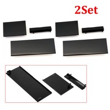 2X Replacement Door Slot Cover Lid Set for Nintendo Wii Console System Black