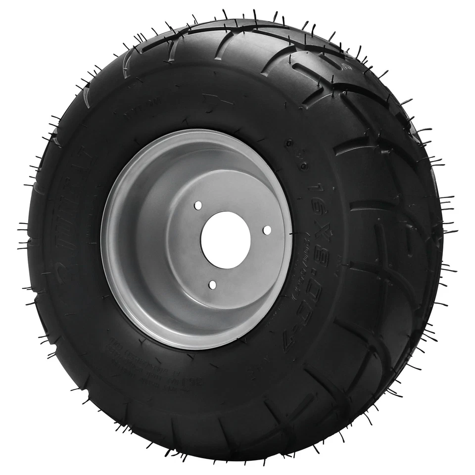 4PC 16x8-7 Road Tyre 7 inch 3 Stud Wheel Rim for ATV Quad Go Kart 110cc 125cc - Image 4 of 4