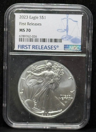 NGC MS70 2023 American Silver Eagle One Dollar Silver Coin -2026