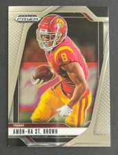 2025 Panini Prizm Draft Pick Football NFL #199 Amon-Ra St. Brown Trojans