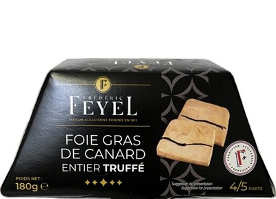 Foie Gras de Canard Entier getrüffelt 3x180g! von Feyel Frankreich SPARANGEBOT !