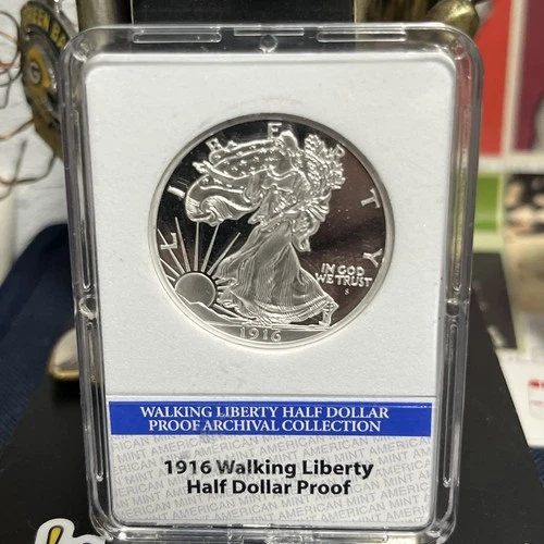 1916 Walking Liberty Half Dollar Proof Archival Collection in Slab