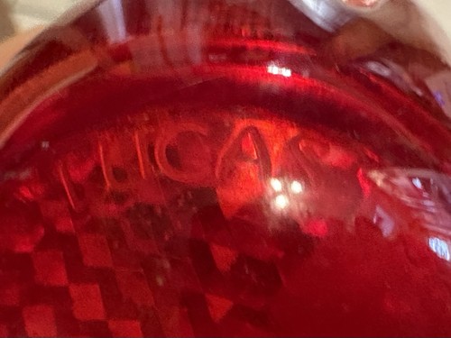 Original Vintage LUCAS Red Tail SIGNAL Light Lens MADE IN ENGLAND - Picture 16 of 18