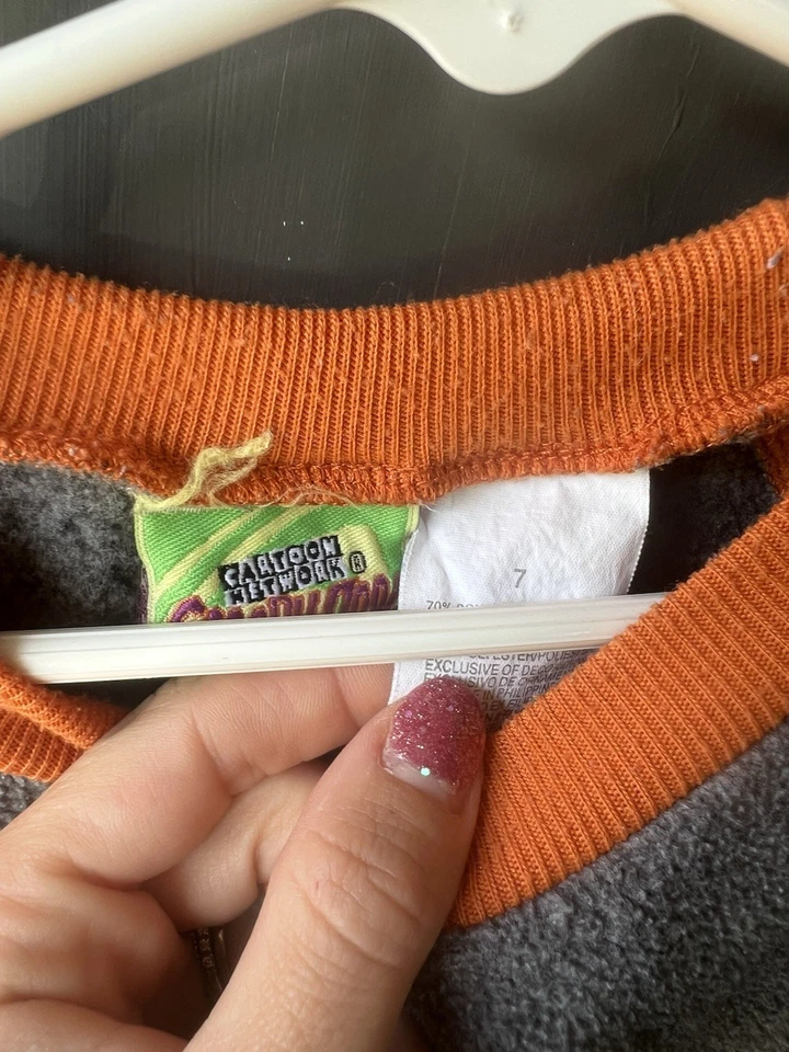 Y2K Scooby Cartoon Network Youth Boys Size 7 Tshirt Sweatshirt - Image 3 of 4