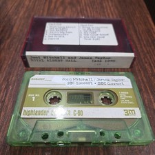 Joni Mitchell James Taylor  Cassette Royal Albert Hall Live BBC Concert
