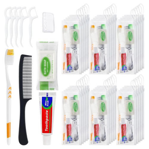Personal Care Travel Toiletries Sets Bulk - Pack of 30,Disposable Toothbrushe... - Bild 1 von 7