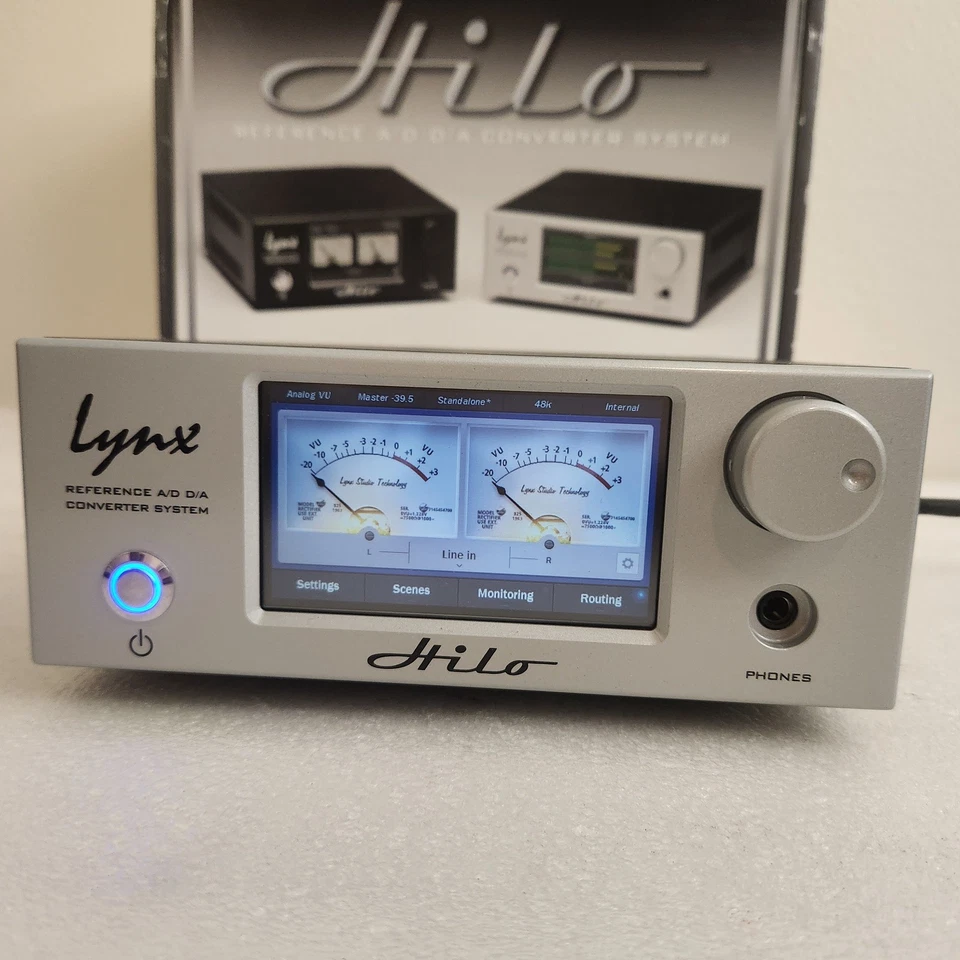Lynx Hilo Reference A/D D/A Converter System USB Audio Interface + Box Cables - Image 2 of 4