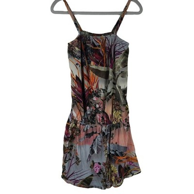 Molo Amberly Romper Kids Size 3T 4T Palm Springs Floral Tropical Shorts
