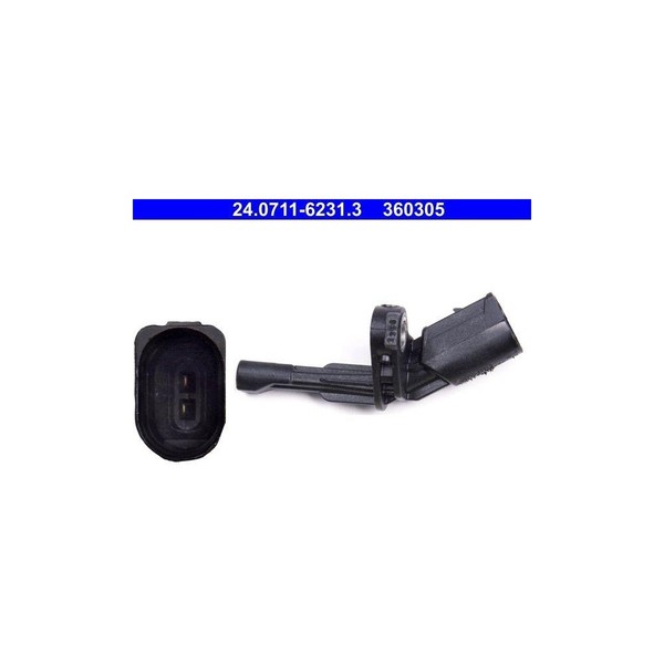 ATE Sensor, Raddrehzahl 24.0711-6231.3 FüR Seat Skoda Vag, Hinterachse Links-image