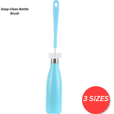 16" Bottle Brush Cleaner Set 2 Pack Long Handle Narrow Neck Water Bottle Cleaner