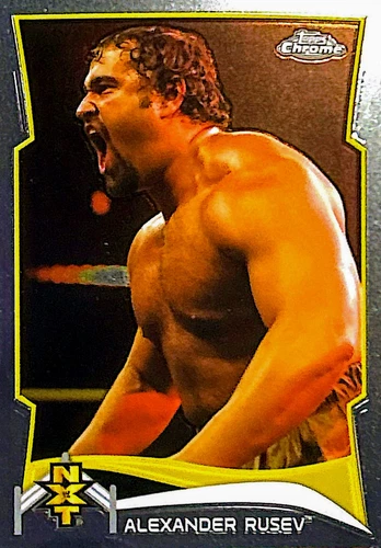 2014 Topps Chrome WWE Alexander Rusev NXT Prospects Insert #2