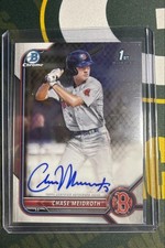 2022 Bowman Draft - Chrome Draft Pick Autographs Chase Meidroth #CDA-CM (AU, RC)