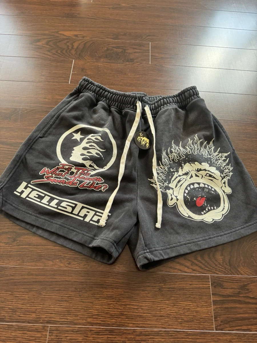 Hellstar Studios Shorts 二つ Hellstar Studios Records Shorts Vintage Black Size S,M,L,Xl New | eBay