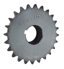 40 Roller Chain Sprocket 24 Teeth 1-1/4" Bore 40B24-1-1/4 40BS24H-1-1/4