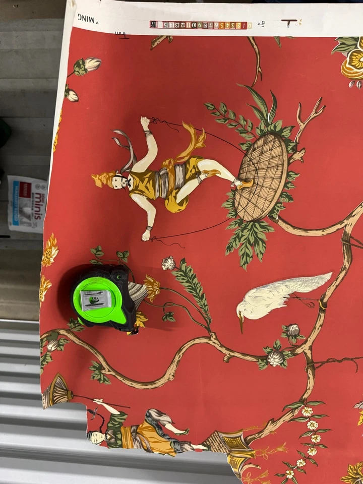 Papel de parede Scalamandré Ming circo wp# 81605 largura: 27" rolo de 5 jardas - Imagem 2 de 4