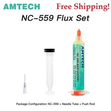 AMTECH NC559 RMA223 Flux Paste No-Clean Soldering Phone CPU Repair BGA